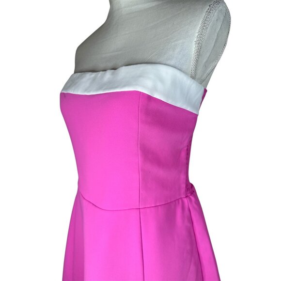 Amanda Uprichard Kerry Skort Romper in Aster & Ivory Large New Womens Dress - Picture 7 of 15